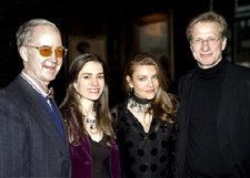 National Arts Club President Aldon James, Juliette Bennett, Writer Producer Cornelia Ravenal and Director Mikael Södersten